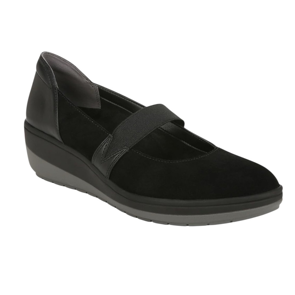 Vionic Judie Orthotic Suede Mary Jane Shoes - Picture 2 of 8